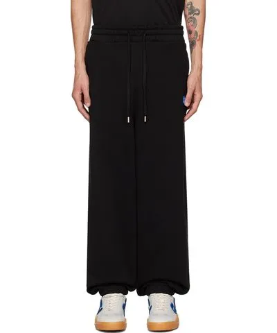 ADER error Black TRS Tag 01 Sweatpants