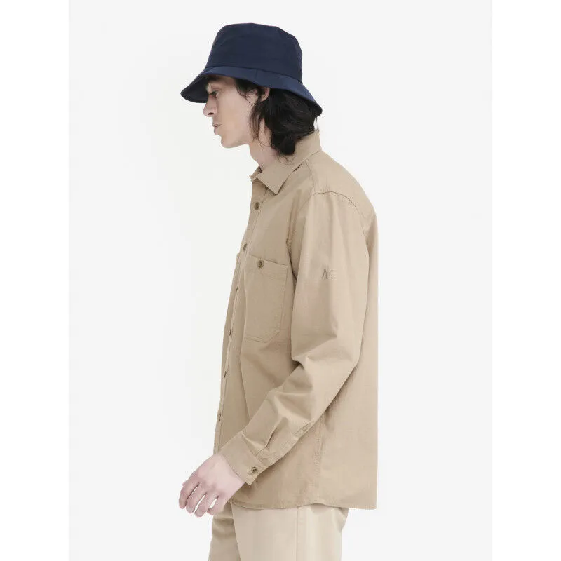 Aigle  Cotton and linen long-sleeved overshirt