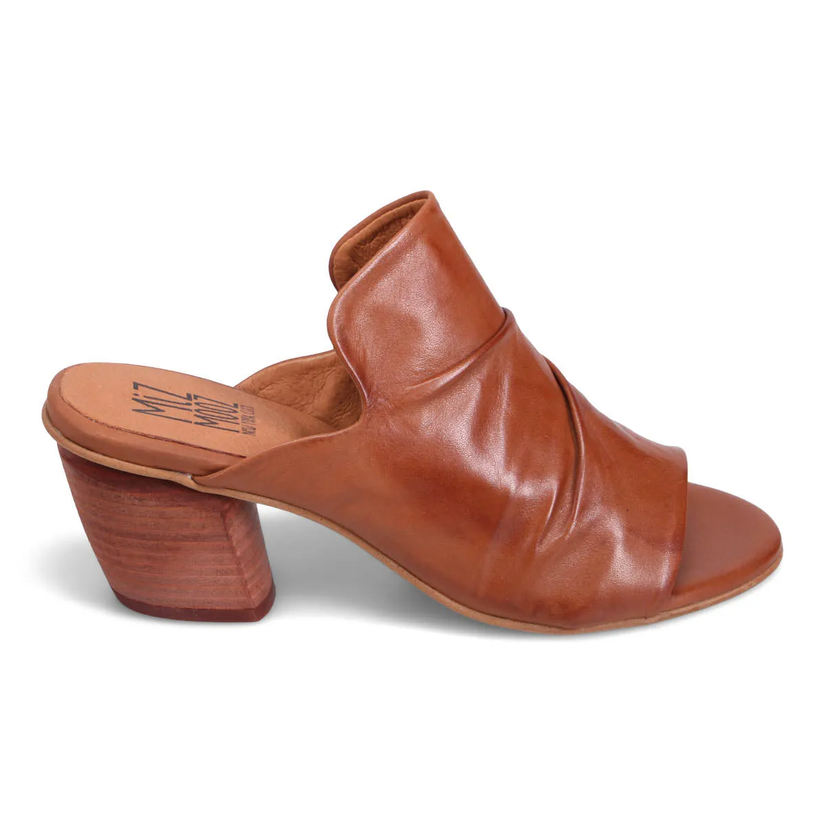 Amber Heeled Slide