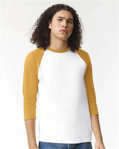 American Apparel CVC Raglan Tee