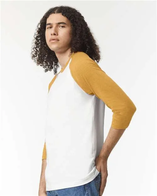 American Apparel CVC Raglan Tee