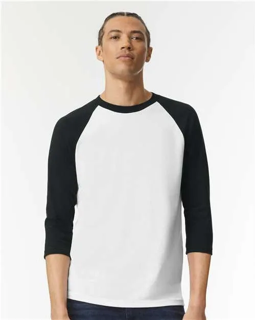 American Apparel CVC Raglan Tee