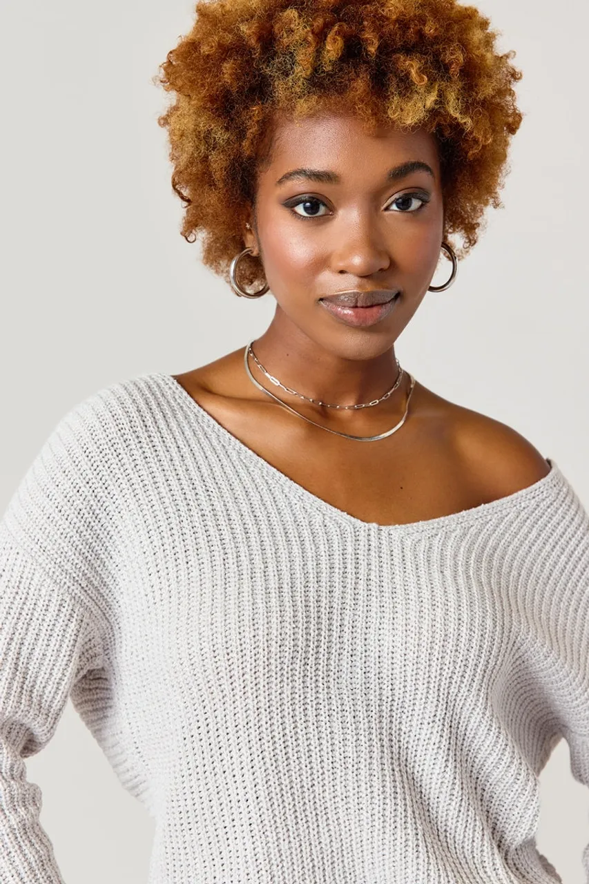 Andie Knot Back Sweater