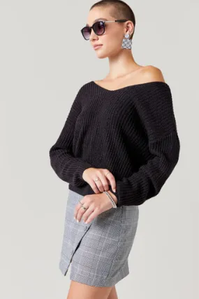 Andie Knot Back Sweater