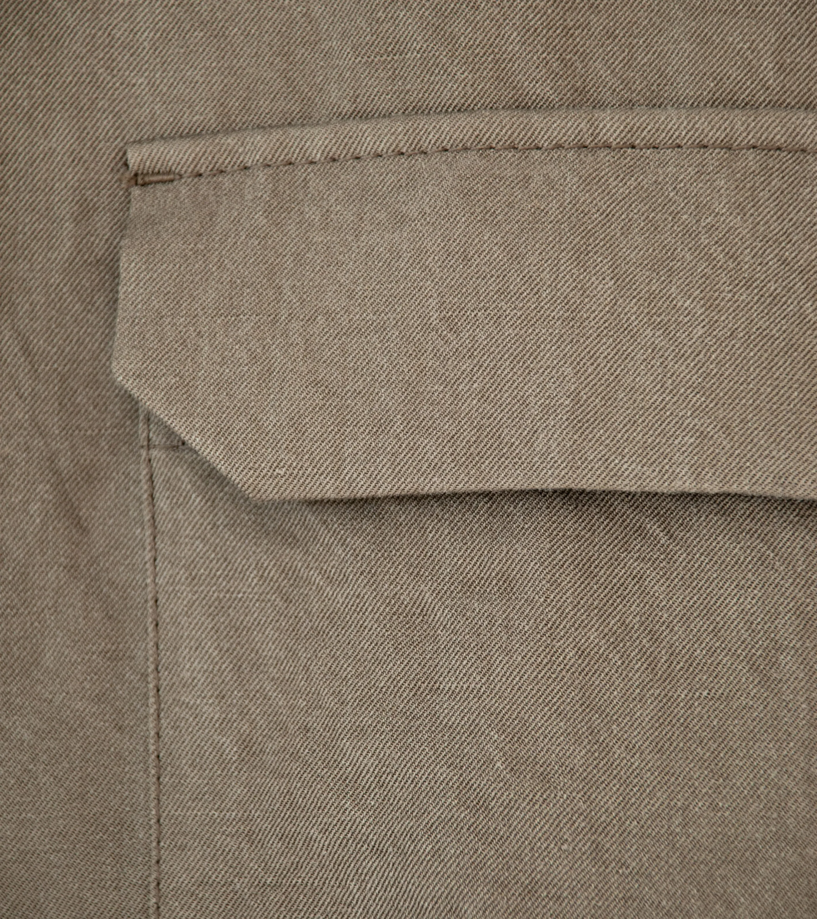 Aton 'CPO Shirt' (Gray Nidom Silk Linen)