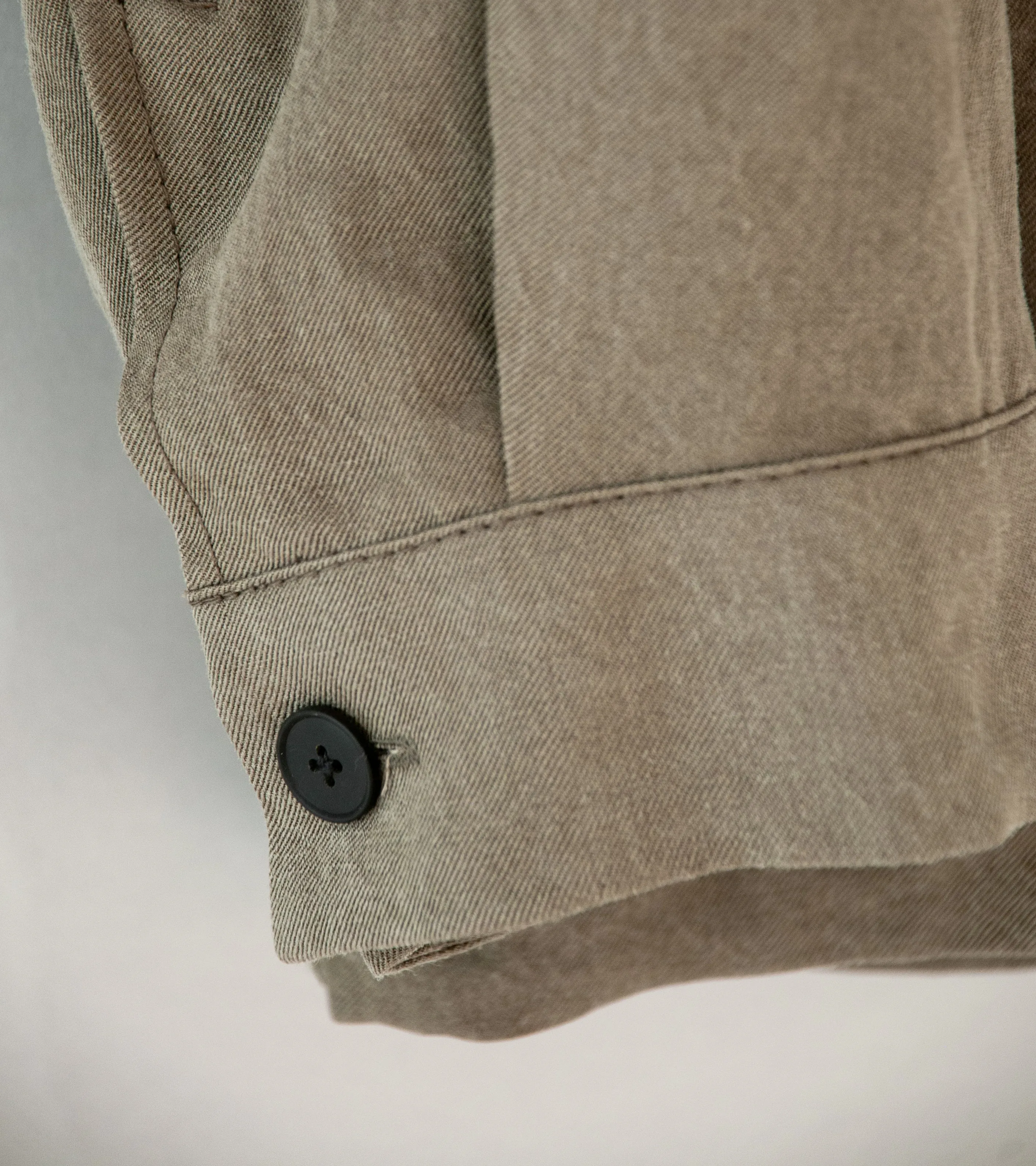 Aton 'CPO Shirt' (Gray Nidom Silk Linen)