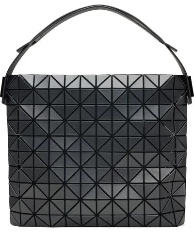 Bao Bao Issey Miyake Gunmetal Baguette Metallic Bag