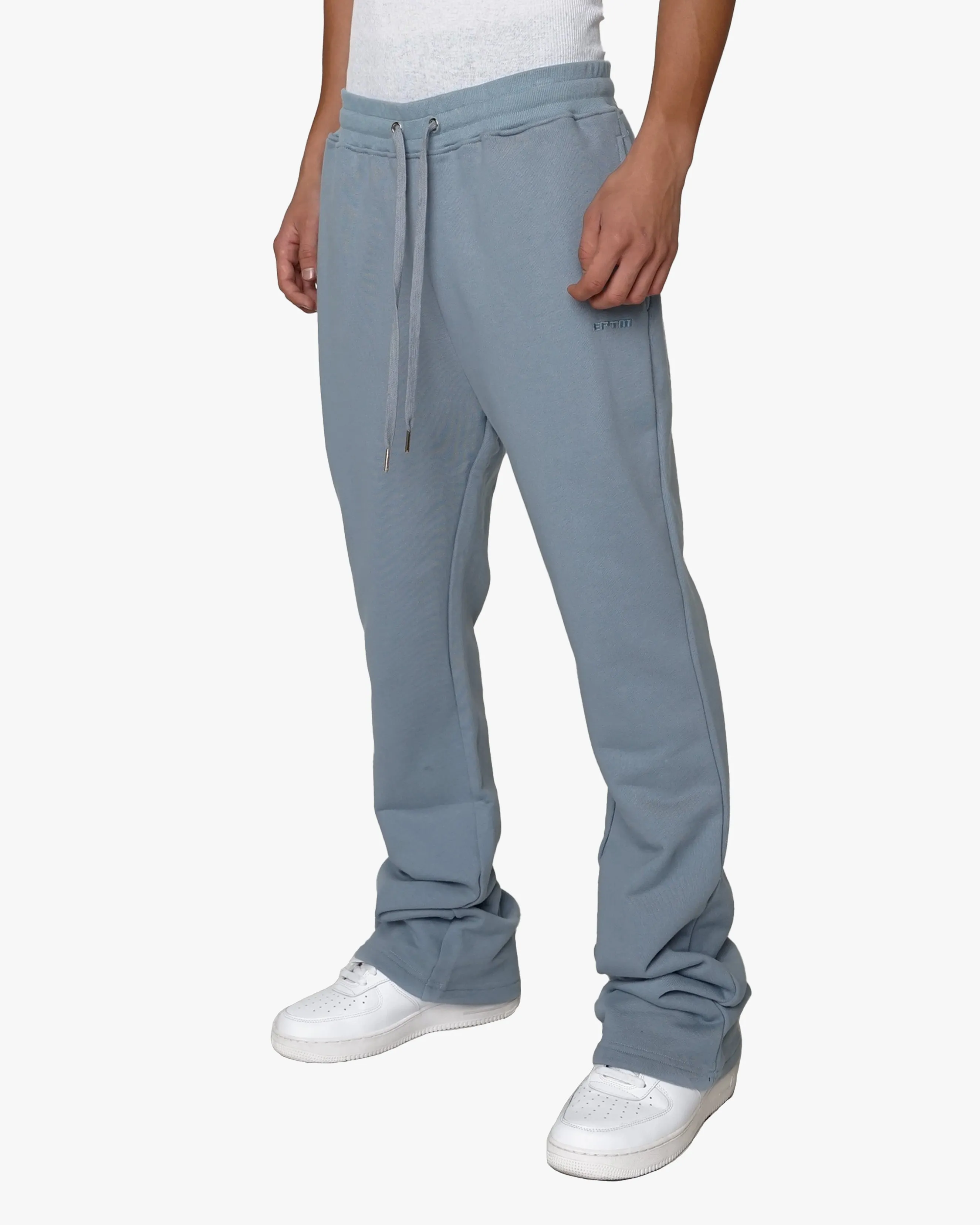 BIG N TALL PERFECT FLARE SWEATPANTS-DENIM BLUE