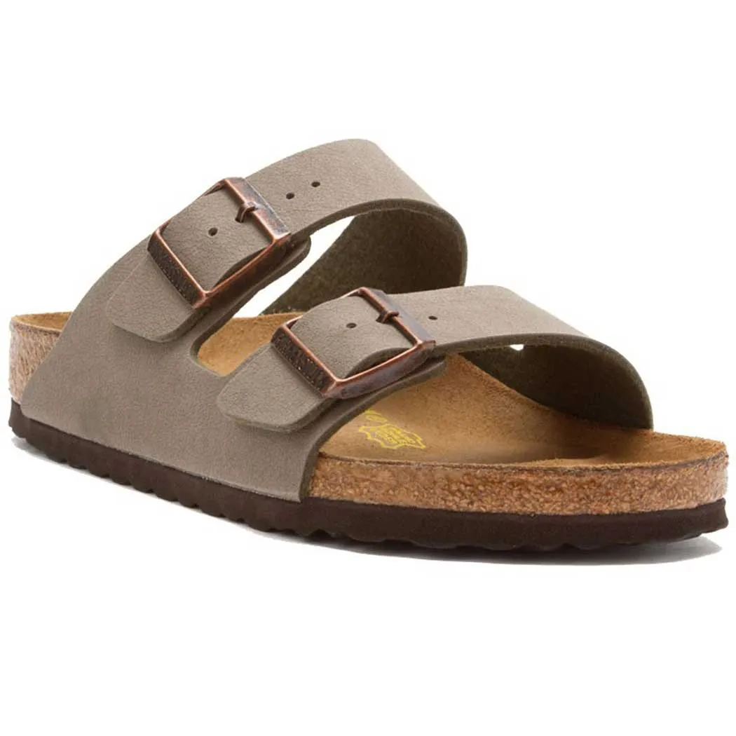 Birkenstock Arizona Sandal Stone Birkibuc (Unisex)