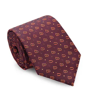 Bordeaux Shades Tie