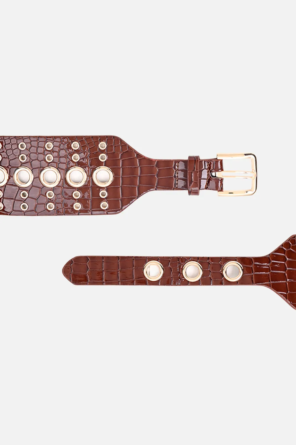 Broad Eyelet Belt