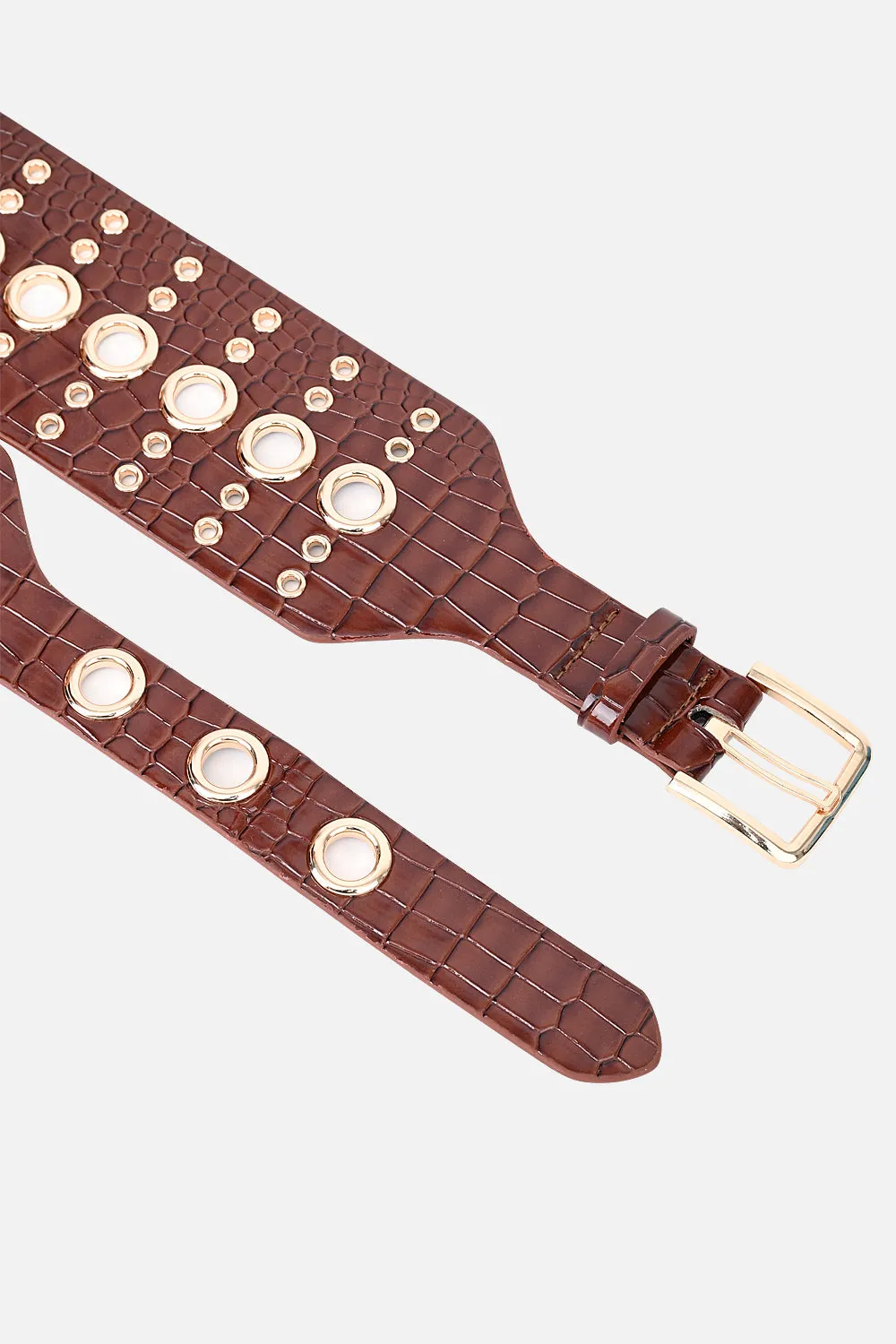 Broad Eyelet Belt