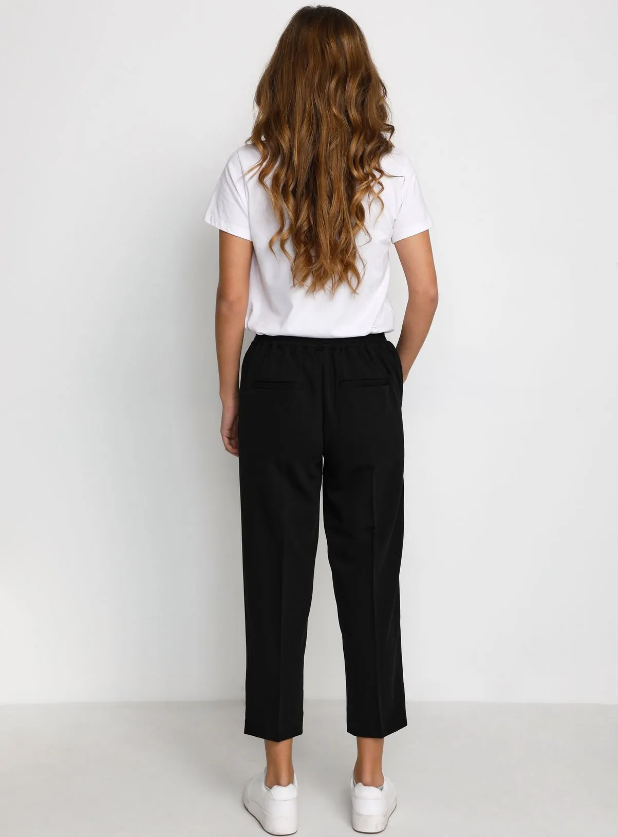 Buy KAFFE Sakura Cropped Trousers 10 | Trousers | Tu