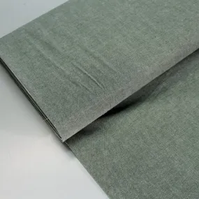 Chambray Cotton - Forest Green