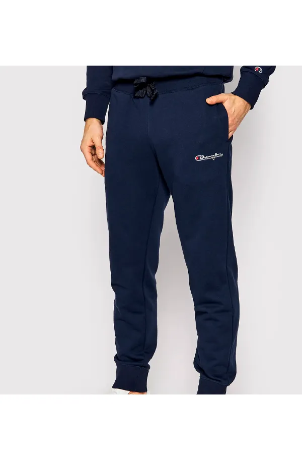 Champion Rochester Pant Rib Cuff Signature Logo Navy