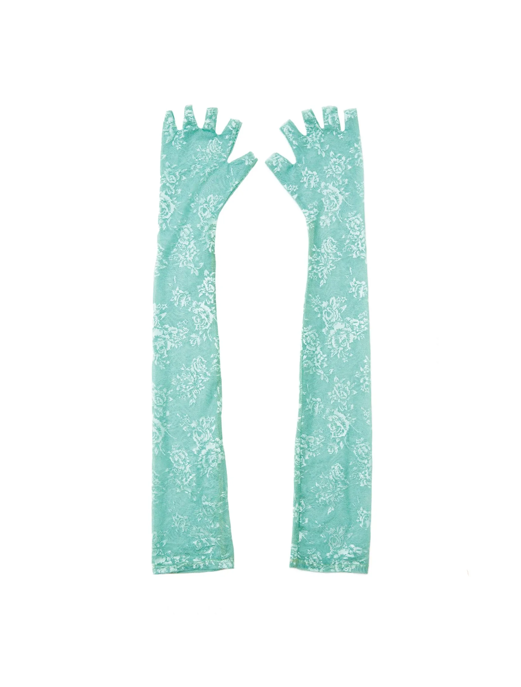 Collina Strada Mint Fingerless Gloves