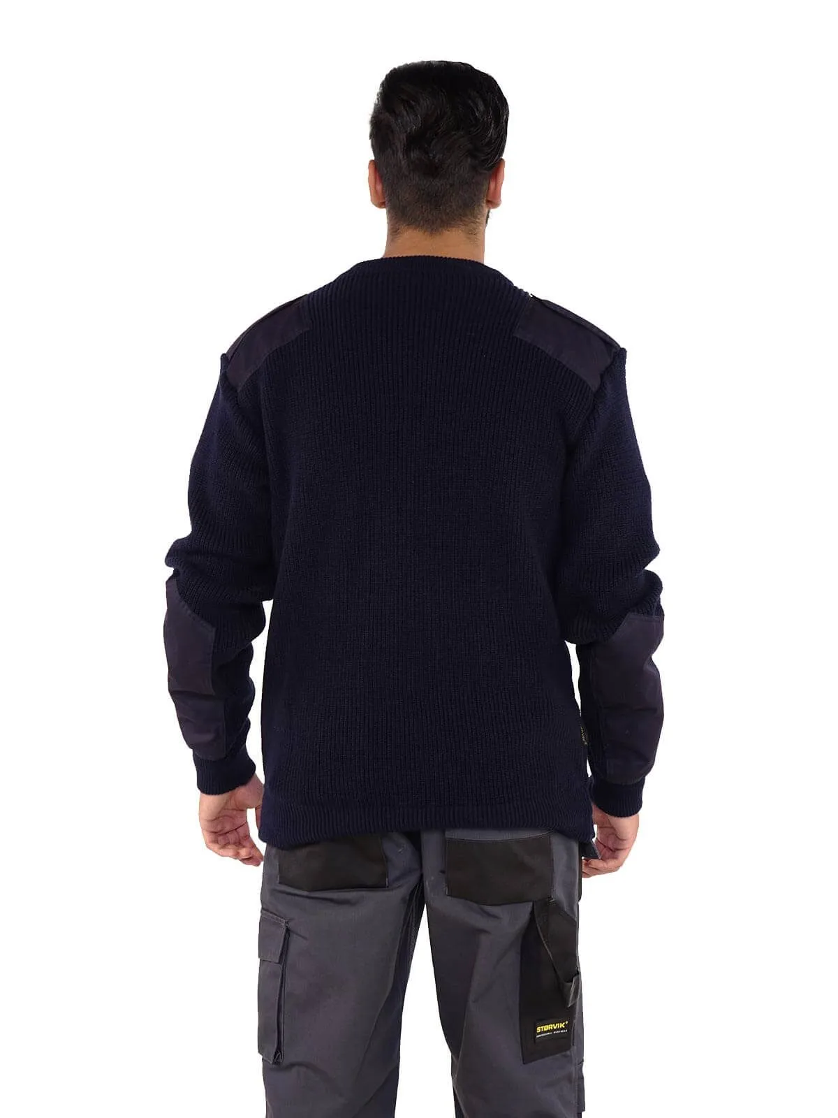 Commando Sweater Melbourne Navy - Storvik