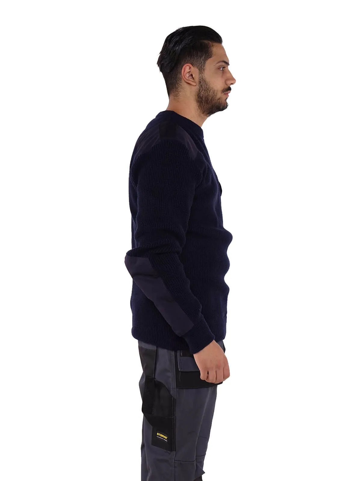 Commando Sweater Melbourne Navy - Storvik