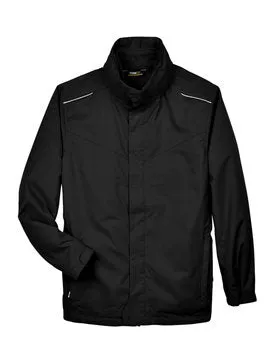 CORE365 Men's Tall 3-in-1 Jacket with Fleece Liner Black