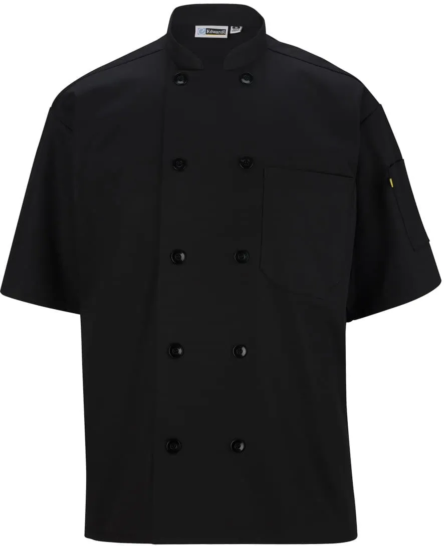 Edwards 10 Button Short Sleeve Chef Coat-OUTLET