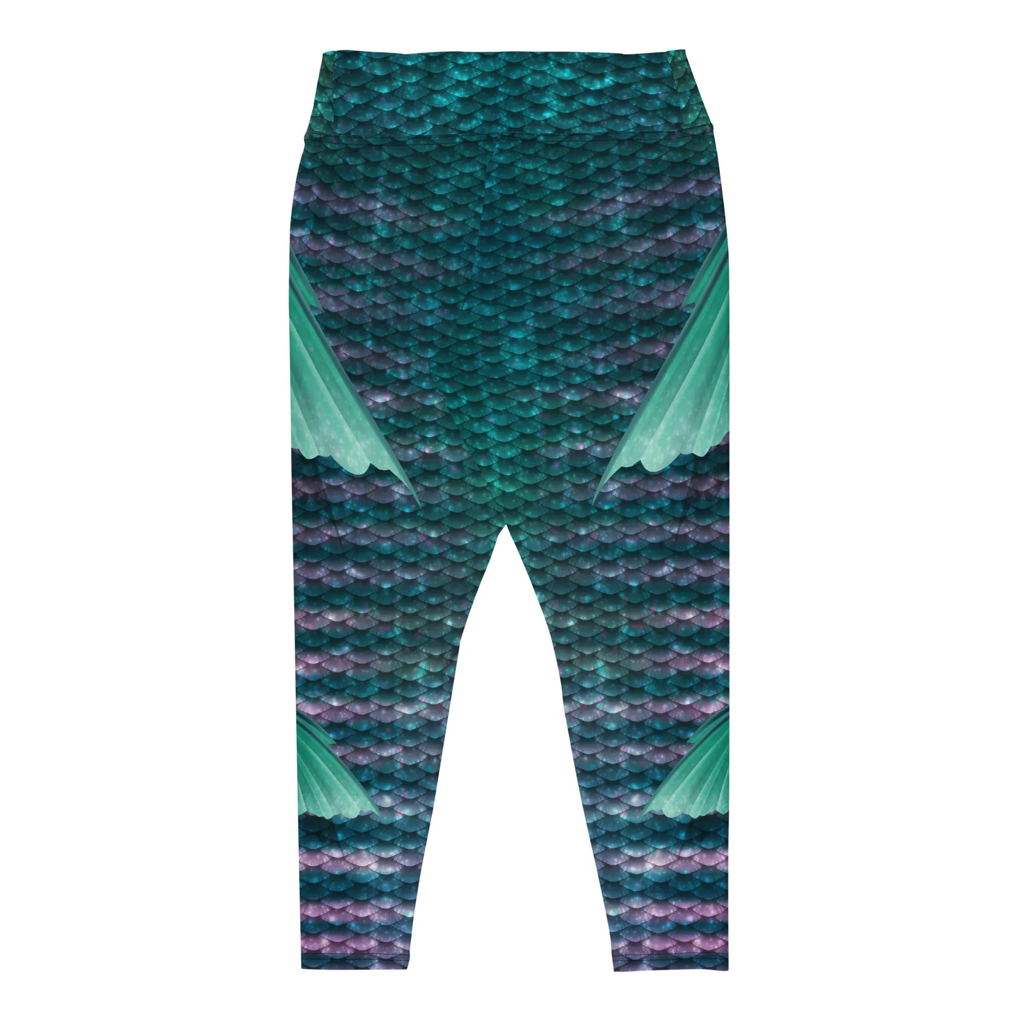 Emerald Dream Plus Size Merfolk Leggings