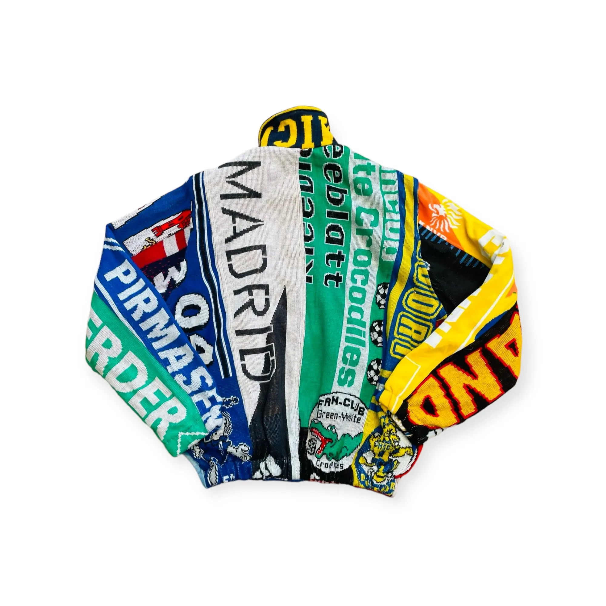 Football Scarf Reworked Jacket