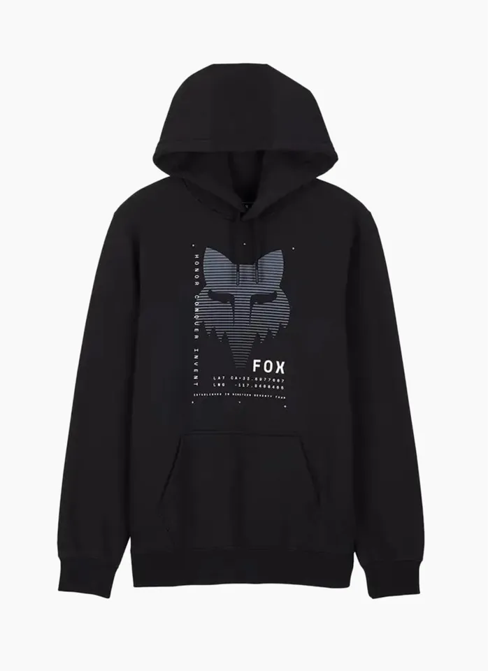 Fox Dispute Fleece Pullover Hoody - Black