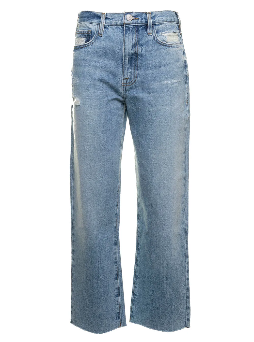 Frame Le Jane Cropped Straight Leg Jeans