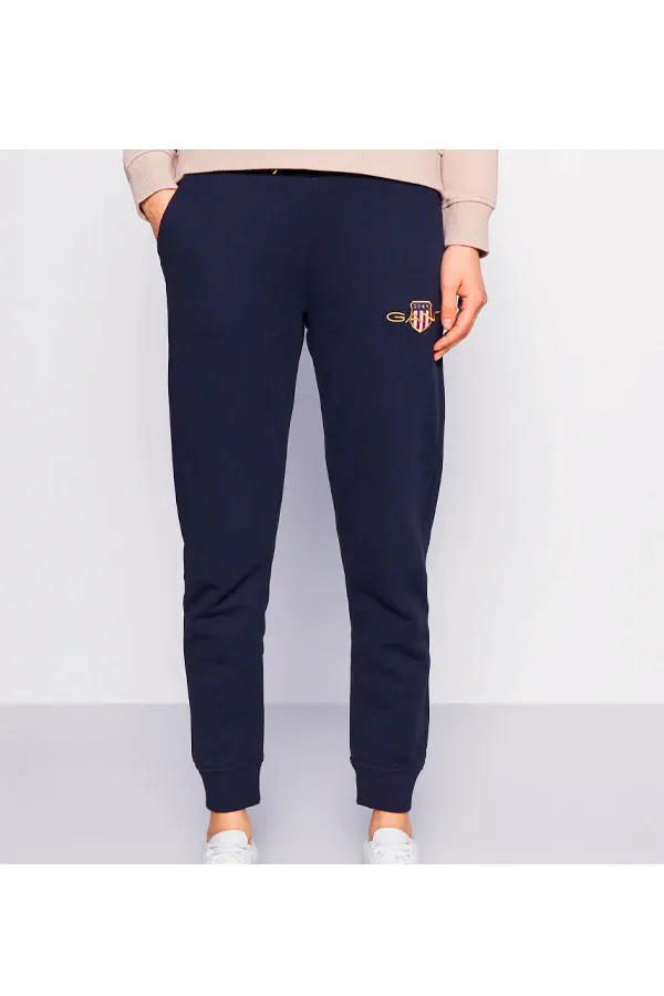 GANT Women Gold Shield Sweatpants Navy