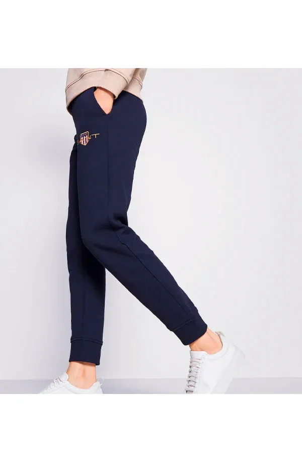 GANT Women Gold Shield Sweatpants Navy