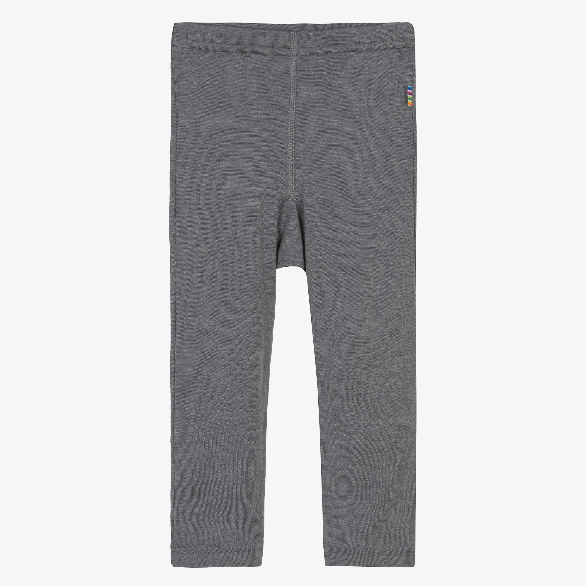 Grey Merino Wool & Silk Leggings 