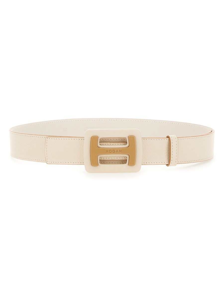 HOGAN    LEATHER BELT