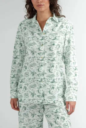 Holiday Pajama Shirt Green