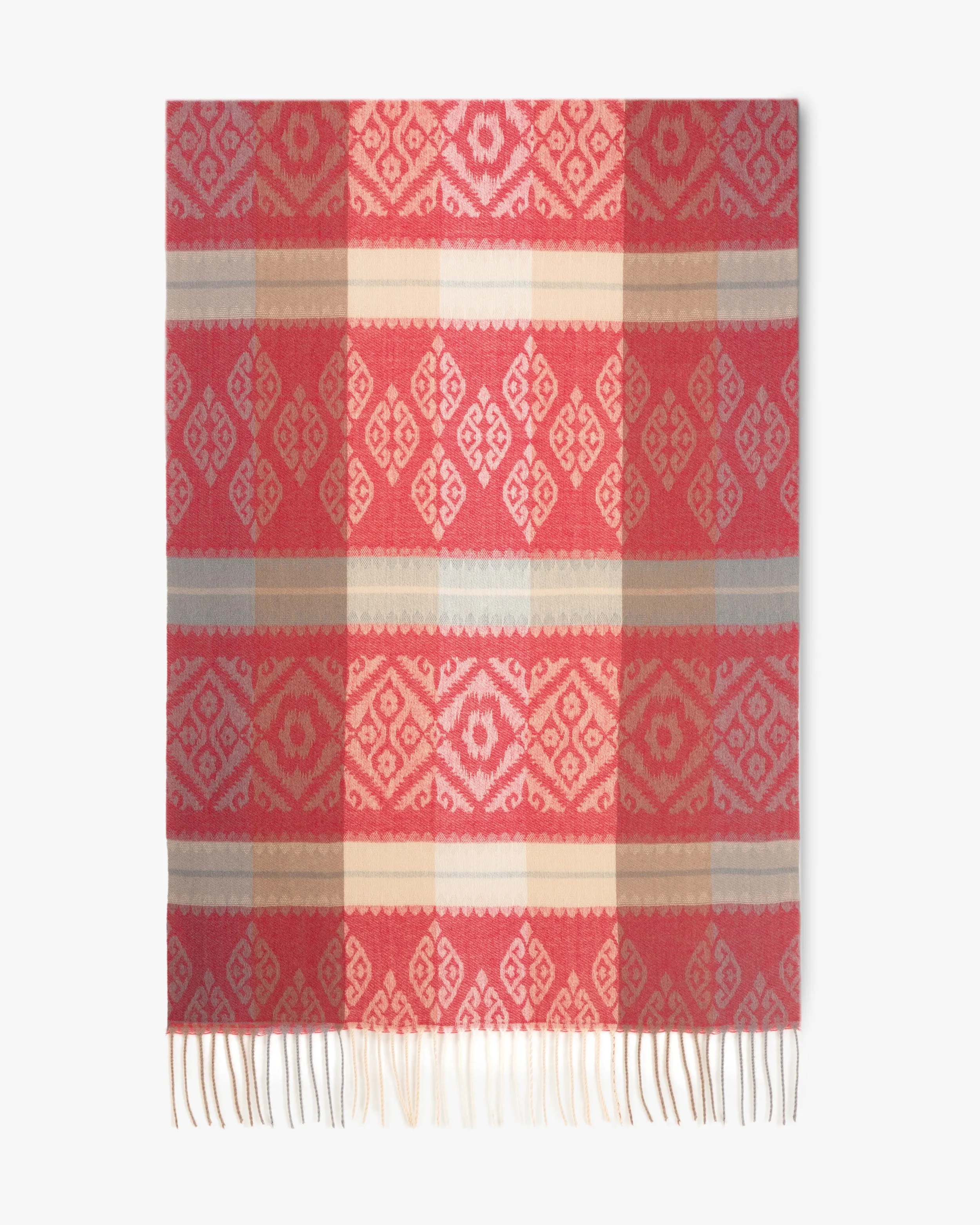 Holly Stripe Pattern Scarf