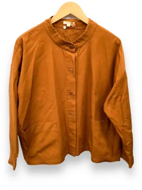 Jacket Other By Eileen Fisher In Orange, Size: Xl