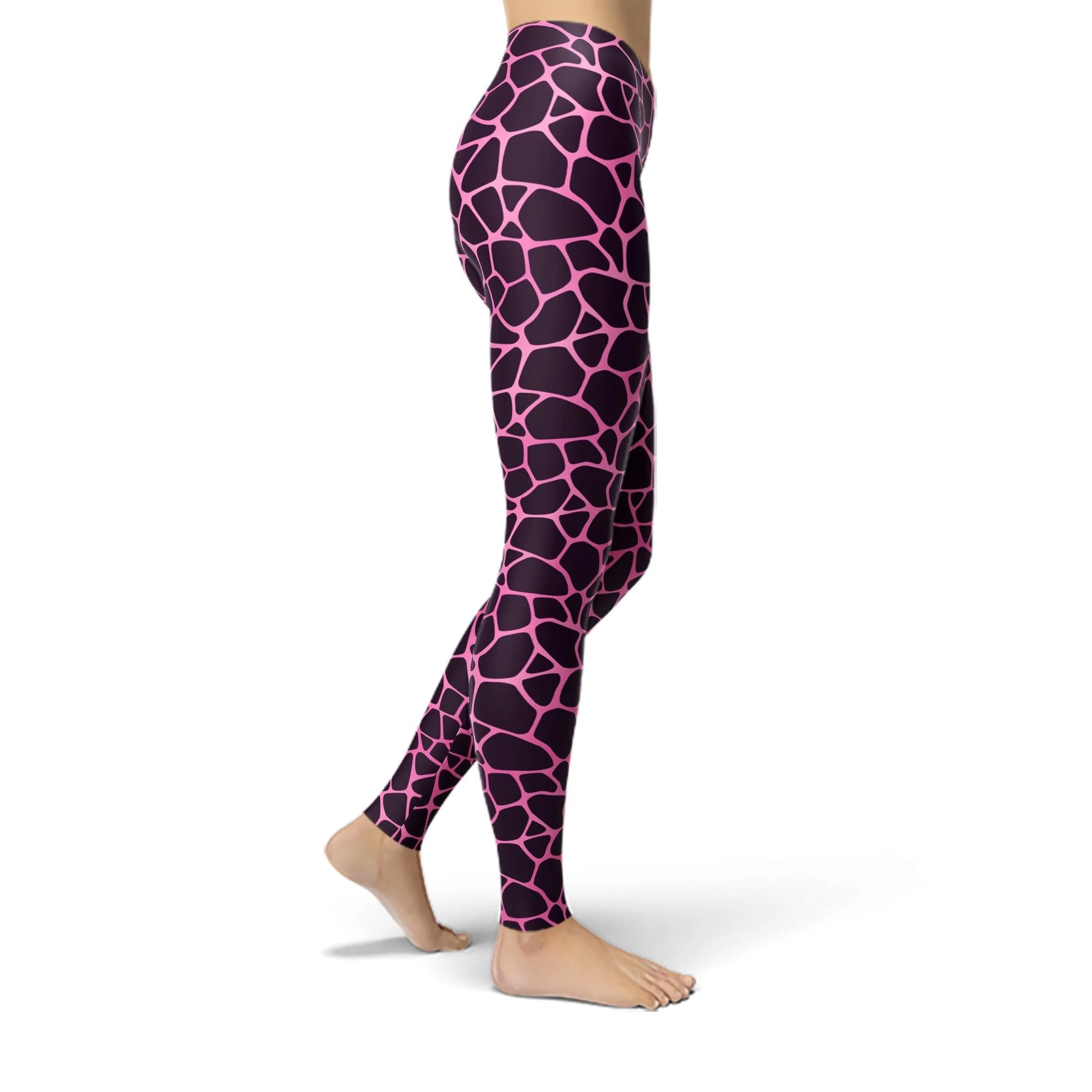 Jean Pink Giraffe Leggings