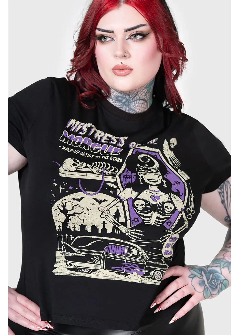 Killstar Mistress Of The Morgue T-Shirt Black