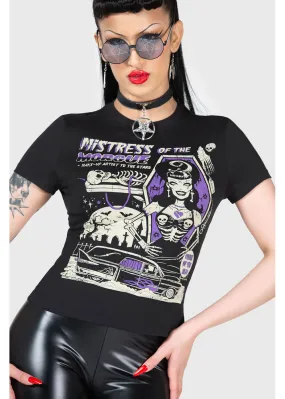 Killstar Mistress Of The Morgue T-Shirt Black