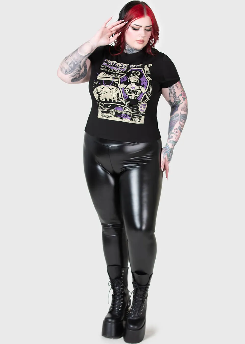 Killstar Mistress Of The Morgue T-Shirt Black