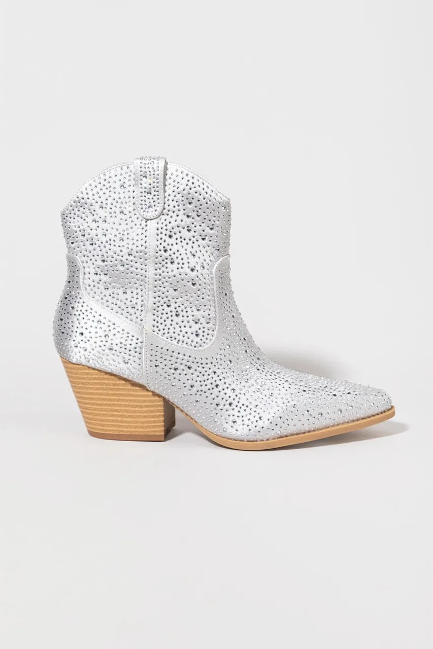 Leslie Rhinestones Western Boots