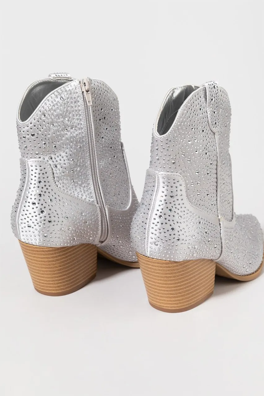 Leslie Rhinestones Western Boots