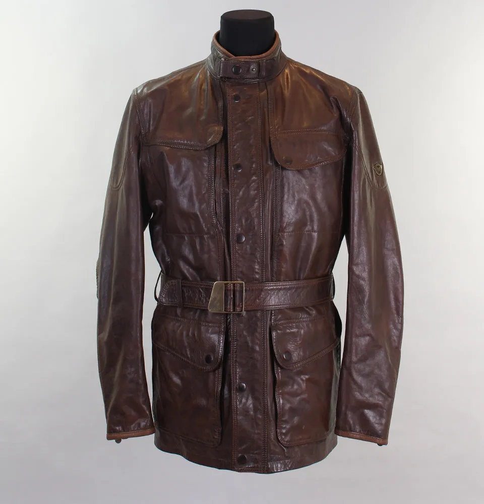 Matchless Kensington Leather Coat Antique Brown