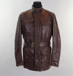 Matchless Kensington Leather Coat Antique Brown