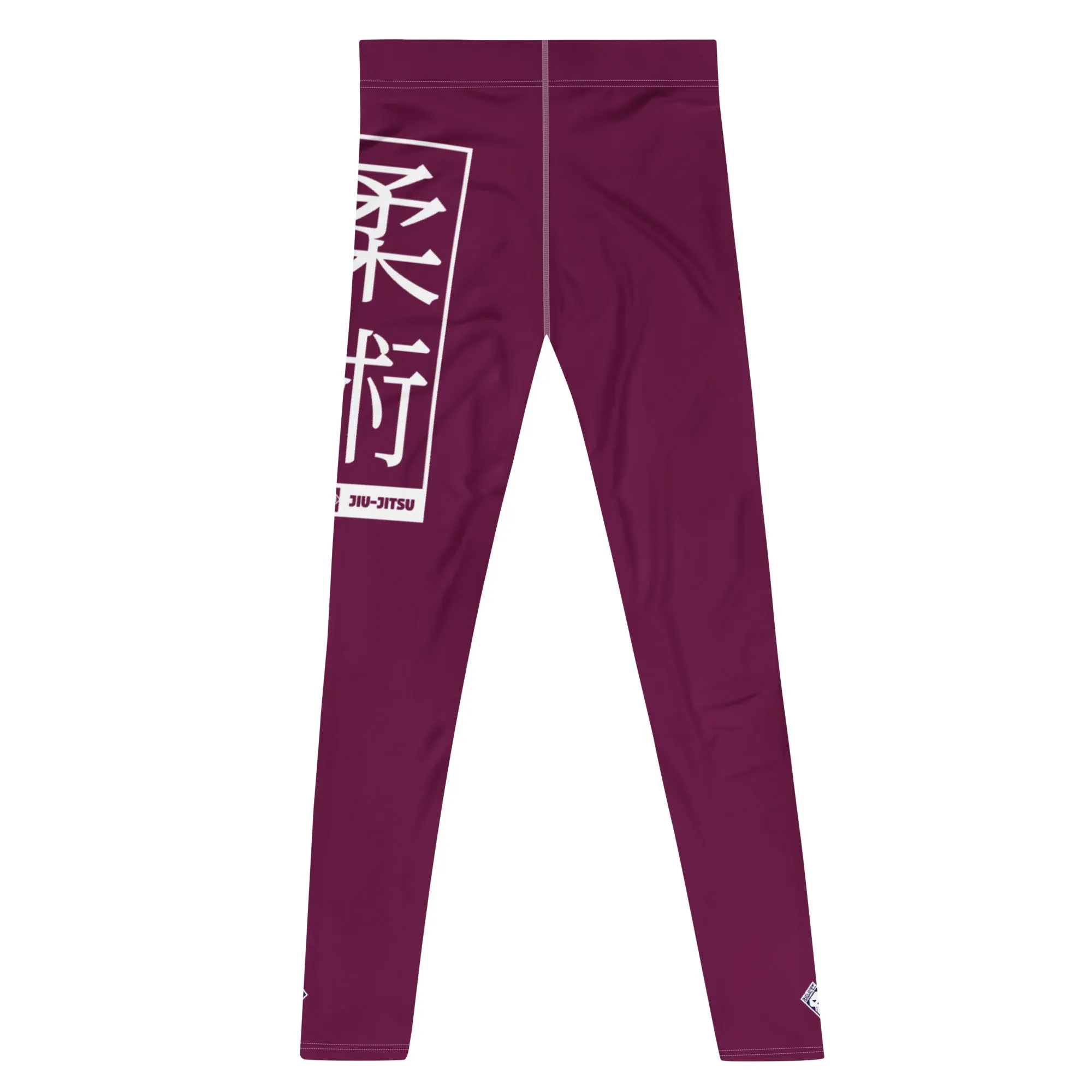 Men's Athletic Workout Leggings For Jiu Jitsu 013 - Tyrian Purple