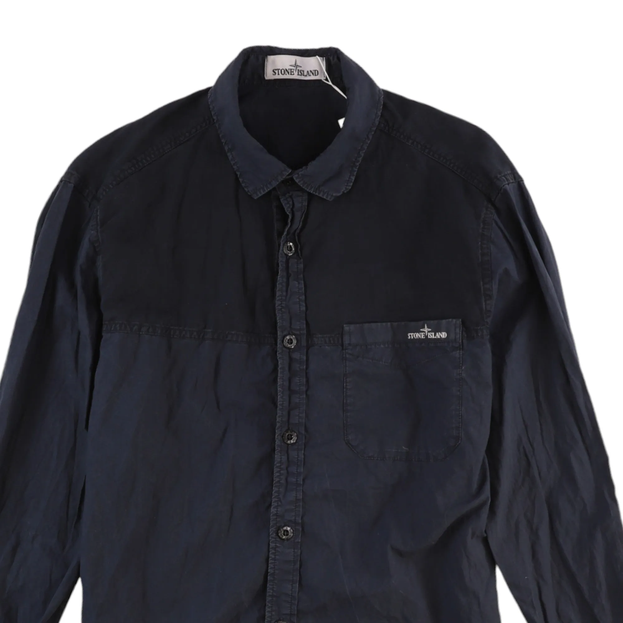 Men's Logo OverShirt Navy Size L