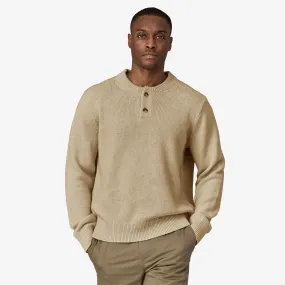 Men's Recycled Wool-Blend Buttoned Sweater - 51130