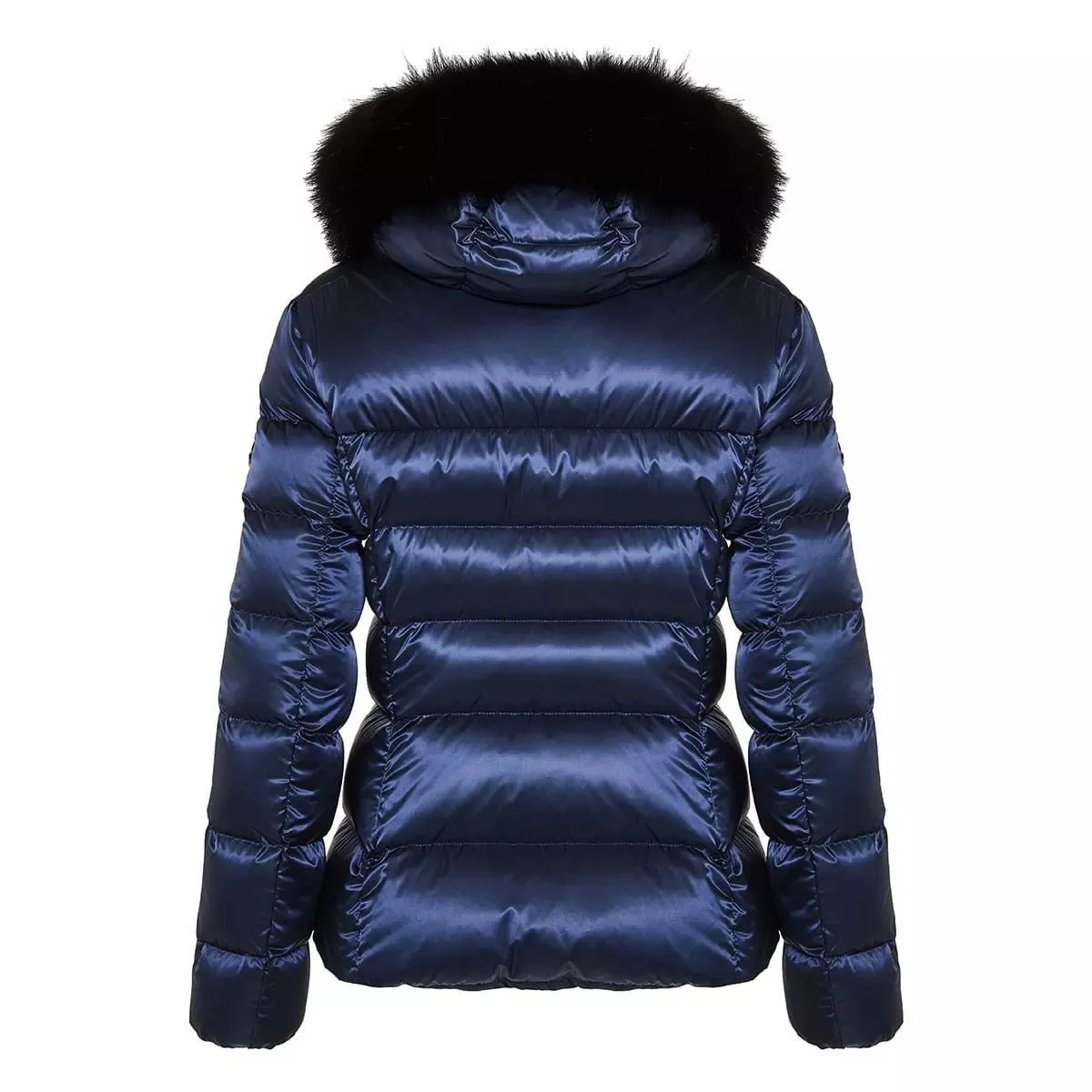 MONCLER Navy Blue Carryover Outerwear for Women - Classic Design