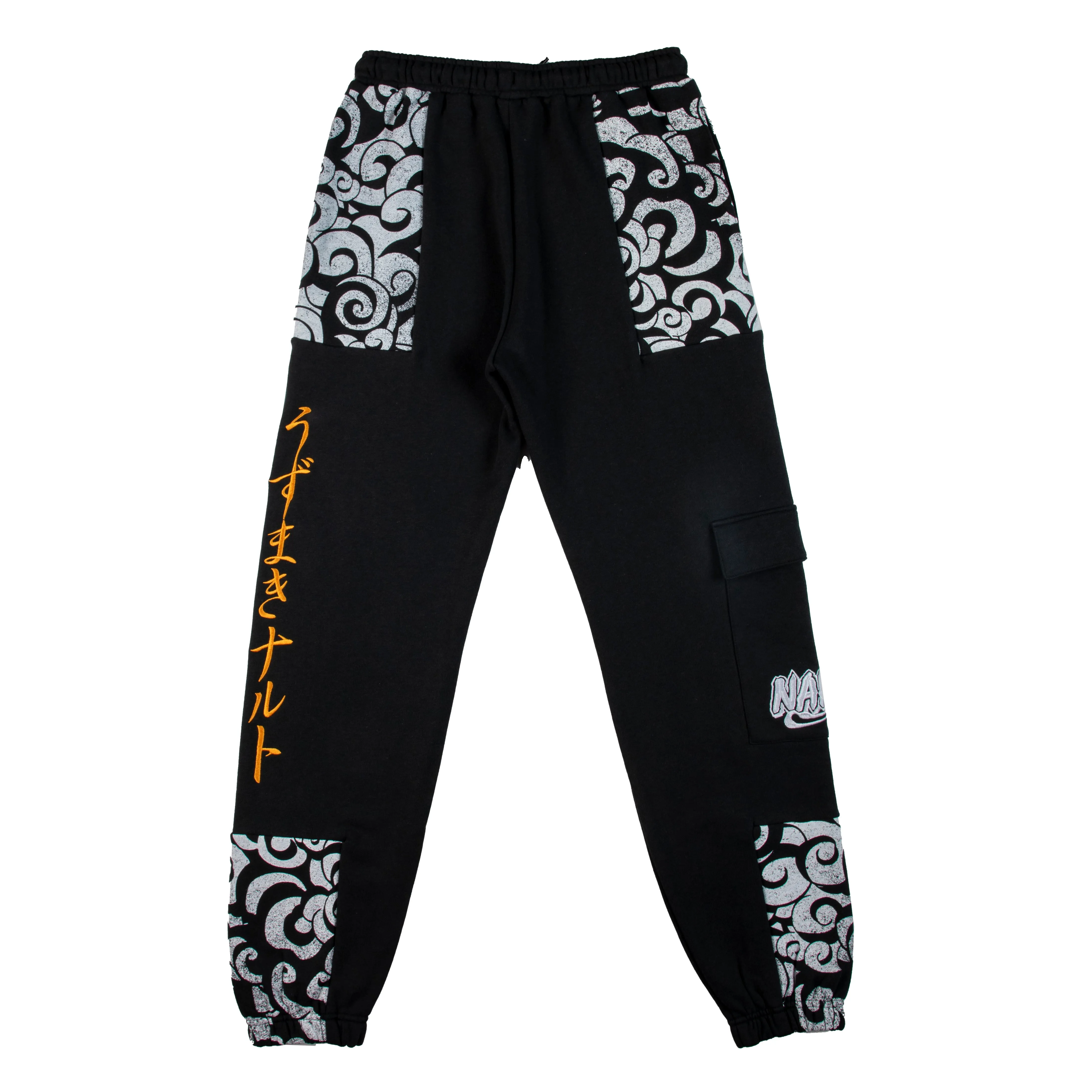 Naruto Black Cargo Sweatpants