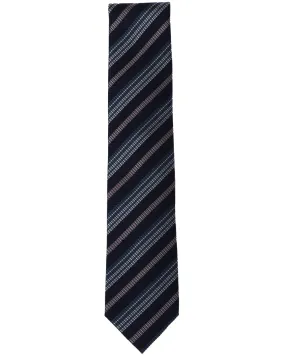 Navy Blue Striped Tie