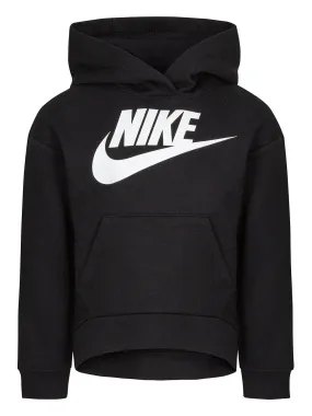 Nike Kids Girls Club Overhead Hoody - Black